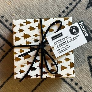Harman ceramic coasters 4x4”